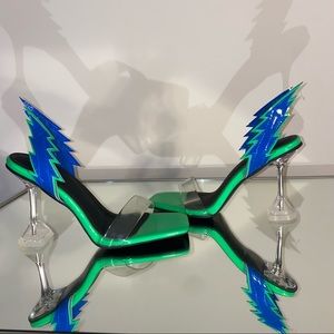 Shane Justin lightening strike heels size 8